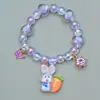 Pulsera Nueva para Niñas, Estilo Versátil para Viajes de Bebé, Joyería Linda de Conejo, Joyería para la Mano de Niña Pequeña, Estilo Princesa
