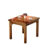 Mesas y Sillas de Madera Maciza Carbonizada para Hotel, Mesas y Sillas para Comida Rápida de Restaurante, Snacks para Tienda de Fideos, Combinación Comercial de Mesa y Silla para Comedor para Restaurante de Barbacoa y Olla Caliente