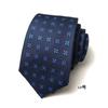 Camisa de traje de negocios casual para cuello blanco, personalizada, rayada floral, creativa, profesional, de anacardo, corbata de 7 cm para hombre
