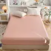 Sábana bajera de algodón 100% de alta densidad 13376 tejido de sarga, sábana bajera de algodón puro para todas las estaciones, pieza única, funda de cama y funda de colchón personalizable