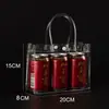 Bolsa de Mano Transparente de PVC para el Día del Niño Bolsa de Regalo de Dulces Personalizada Bolsa de Empaque de Cosméticos con Broche de Plástico