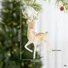 Decorações de Natal Pingente Acrílico Árvore de Natal Floco de Neve Acrílico e Pingente de Gelo