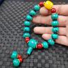 Pulsera de Cuentas de Ábaco Turquesa Optimizada al por Mayor Joyería Pulsera con Hebilla Pulsera de Jade Imitación