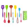 Juego de utensilios de cocina de silicona todo incluido utensilios de cocina juego de 10 piezas pala cuchara herramienta de cocina de color juego de cocina juego para hornear