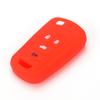 Adecuado para Opel Plegable 4 Botones Cubierta de Silicona para Llave Bolsa para Llave de Bloqueo de Aceite Recorte de Logo de Coche Cubierta Protectora para Mando a Distancia del Coche