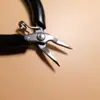 Pinzas Seiko Mini Herramienta Manual DIY No. 72 0.7mm Hilo de Jade Negro Cadena para Teléfono Móvil Aguja para Perlas Aguja para Perlas de Arroz