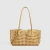 Bolso de Hombro Tejido en Relieve Estilo Japonés y Coreano Ins Retro, Moderno, Sencillo, de Gama Alta, Bolso de Hombro para Salidas Casuales