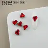 Rhinestones Brillantes para Uñas, Rhinestones Rojos Transparentes Rosa con Forma de Almohada y Forma de Cubo de Azúcar para Año Nuevo, Rhinestones para Uñas al por Mayor