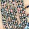 6*8mm Novo Cristal Natural Ágata Forma de Denier Contas Soltas Artesanal DIY Pulseira Colar Grampo de Cabelo Acessórios de Joia Atacado