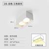 Luminária de Teto LED Minimalista de Sobrepor para Sala de Estar, Sem Luz Principal, Luz Multi-Pontos, Luminária Caixa Quadrada, Spot para Quarto