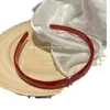 Faixa de cabeça básica de acrílico cor de gelatina, adorno de cabeça, para meninas, colorida, para lavar o rosto, faixa de cabelo de pressão versátil, acessórios de cabelo