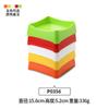 Vajilla de melamina, plato para olla caliente, plato rectangular de plástico, plato de imitación de porcelana para barbacoa, plato de buffet para restaurante, plato de acompañamiento comercial