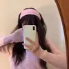 Nuevo Estilo de Primavera Aro para el Cabello de Rayas de Ala Ancha para Mujer Simple Todo Fósforo Alta Calidad Aro para el Cabello para Lavarse la Cara Presión para el Cabello Tarjeta para el Cabello de Uso Diario Exterior