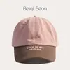 Gorros para Bebé 2026 Nuevo Color Bloqueo Primavera y Otoño Gorra de Béisbol con Visera para Niños y Niñas, Estilo Coreano Delgado Transpirable Gorra de Pico