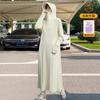 Roupas de Proteção Solar para Mulheres 2026 Novo Verão Manga Longa Proteção UV Corpo Inteiro Leve Camisa de Proteção Solar Roupa de Proteção Solar de Seda Gelada Jaqueta