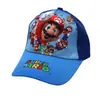 Sombrero Infantil de Comercio Exterior Dibujos Animados Anime Super Mario Estampado de Araña Gorra de Béisbol Niños Niñas Niños Sombrero de Ala Plana