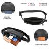Bolso de Pecho para Hombre de Cuero Genuino, Bolso Cruzado, Bolso de Cintura Versátil con Textura de Moda, Bolso para Teléfono Móvil, Bolso Pequeño Portátil para Hombro para Exteriores, Bolso de Hombro