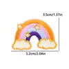 Pegatinas de Tela Bordadas por Computadora de Arcoíris Personalizadas Transfronterizas en Stock Dibujos Animados Corazón Más Vendidos Parches DIY Europeos y Americanos para Sombrero Bolsa