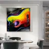 Música Rock Abstracta Nórdica Instrumentos Musicales Retro Pintura en Lienzo Mural Póster Arte de Pared Pintura Decorativa Moderna