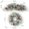 Conjunto de guirlanda e chifre de Natal, Vinha de Natal, Mistura de PE+PVC, Guirlanda Norfolk, Decorações de Natal, Transfronteiriço