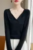 Tops curtos de outono e inverno, gola alta vintage, cardigã de fornecimento direto, suéter de tricô feminino com botões coloridos, fabricante elegante