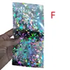 Pesca Marítima Placa de Ferro Lantejoula Adesivo Laser Arco-íris Adesivo Não Secante DIY Isca Falsa Luya Padrão Flash Fly Papel Pegajoso Modificação