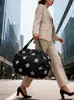 Nova Bolsa de Ombro Dobrável para Viagem Bolsa de Armazenamento Portátil Espessa Sacola de Compras Ecológica para Supermercado