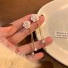 Design de nicho Brincos de floco de neve elegantes e luxuosos, todos combinados, brincos de orelha de alta qualidade, acessórios de orelha simples e modernos para mulheres