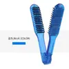 Peine Férula Transparente de Cerdas de Jabalí para el Hogar Alisador de Cabello Peine Férula Cabello Rizado Flequillo Aire Resistente a Altas Temperaturas Estilizado Alisado