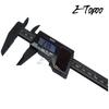 Calibrador Digital ETOPOO Auténtico Temperamento Negro Soporte Fijo 150MM 0.1MM Solar de Carbono