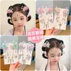 Accesorios para el Cabello de la Dinastía Han para Niñas, Tocado de Estilo Antiguo, Nueva Cadena para la Frente Chinoiserie, Borla de Princesa Súper Hada, Accesorios para el Cabello para Niños