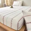 2026 Novo Modelo 100% Algodão Fio 60 Jacquard Lavado Série de Lençol de Elástico Individual 120*200cm Lençol de Elástico Individual Alice-Jiao