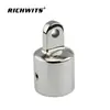 Aço Inoxidável 304 316 Fio Único Superior Espessado Tampa Deslizante Acessórios de Fixação para Conexão de Toldo de Iate Marinho Guarda-Sol