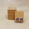 Al por mayor spot transfronterizo importado papel Kraft Joyería pendientes pendientes tarjeta de embalaje tarjeta en blanco para joyería