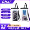 Bolsa Flutuante Impermeável para Celular Inflável TPU Tela Sensível ao Toque para Uso Externo Natação Mergulho Rafting Bolsa Impermeável para Celular com Capacidade de Tela Sensível ao Toque