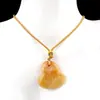 2334-Collar de Ágata Corazón de Cristal Natural Corazón de Melocotón Torcido Colgante 30mm Suministro de Colgante para Joyería DIY