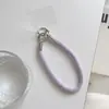 Outono e Inverno Chenille Pelúcia Capa de Celular Pingente Bolsa Japonês e Coreano Chaveiro Cordão Curto Pingente de Bolsa Alça de Pulso