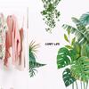 Planta tropical nórdica Monstera, idílica, fresca y verde, decoración del hogar, pegatinas autoadhesivas de pared MG9039