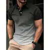 Camisa Polo Casual Masculina Moda Casual Manga Curta Camisa Polo Estação Independente Transfronteiriça AliExpress Amazon Exclusivo