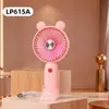 Ventilador Pequeño Portátil Color Caramelo Dibujos Animados Base de Soporte Extraíble Ventilador de Carga para Escritorio Premios de Festival