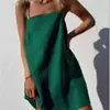 2026 Novo Vestido de Alça Estilo Linho de Algodão para Comércio Exterior Transfronteiriço, Vestido de Verão Confortável de Alta Qualidade para Mulheres