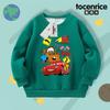 Car Story Moletom Relâmpago McQueen Menino Moda Primavera e Outono Top Gola Redonda Pulôver Esportivo Infantil Masculino