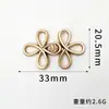 Fivela de Metal Botões Superiores Retrô Estilo Étnico Fecho Decorativo para Roupa Traje Tang Cheongsam Hanfu Botão de Pressão de Liga
