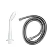 Irrigador Anal y Vaginal para Hombres y Mujeres con Cabezal Curvo y Siete Agujeros para Descarga de Agua, Dispositivo de Limpieza Vaginal, Productos para Adultos