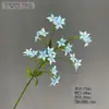 Popular no Xiaohongshu: Flores de lilás artificiais em estilo pastoral, cabeças de flores pequenas, orquídea-pedra, material plástico, flores artificiais de tubérculo para arranjos florais
