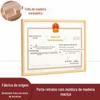 Novo estilo chinês moldura de madeira maciça moldura da foto moldura a3a4 quadro de licença de negócios 4 aberto 8 Abrir moldura de certificado emoldurada moldura de parede mesa suspensa