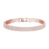 Pulseira de Casal Cheia de Zircônia de Diamante de Linha Única, Dupla ou Tripla - Venda Quente Transfronteiriça - Moda Europeia e Americana - Joias de Venda Quente para Presentes