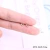 Pendientes de botón dorados dulces para niña, con aguja de plata 925, para mujer de Corea del Sur, con personalidad sencilla y combinable, con temperamento mini.