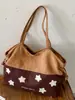 Bolsa de Ombro Estilosa Xiaomi Estilo Coreano Fresca para Axila Lançamento Outono 2026 Sensação Relaxada Bolsa de Ombro Única Estrela Tote de Alto Valor