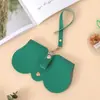 Bolsa de almacenamiento para gafas de cuero PU con cordón de moda portátil, clip para gafas, bolsa para gafas de sol, cubierta protectora, bolsa para gafas al por mayor